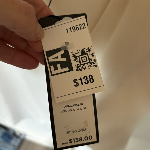 NWT BCBG white blouse - Picture 3 of 3